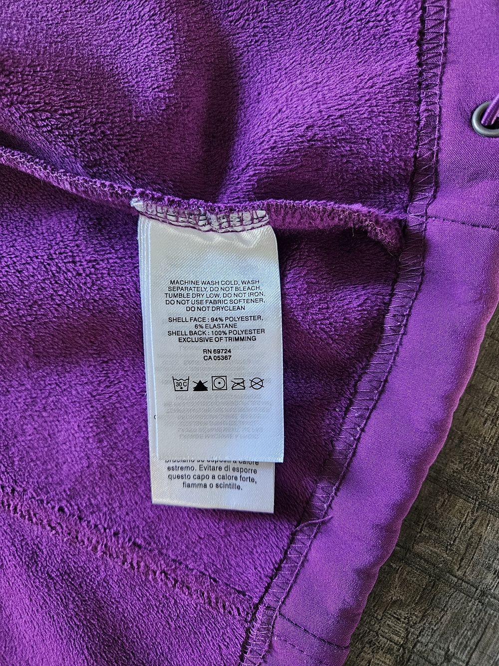 Columbia Women's Purple Softshell Jacket With Fleece Lining - Picture 8 of 11